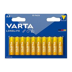 Foto van Varta batterijen longlife - aa - set van 10