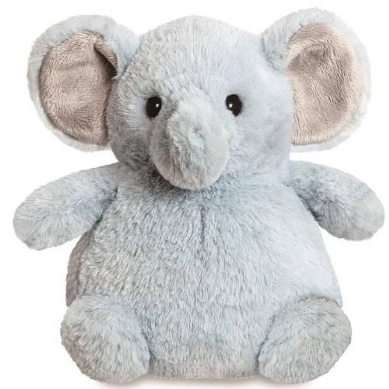 Foto van Aurora knuffel cuddle pals olifant 18 cm pluche lichtblauw