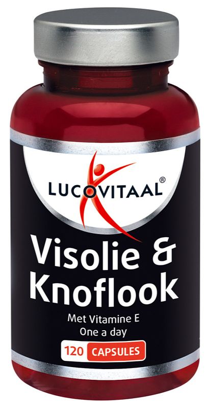 Foto van Lucovitaal visolie & knoflook capsules