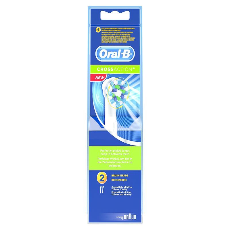 Foto van Oral b cross action / 80248026 mondverzorging accessoire blauw