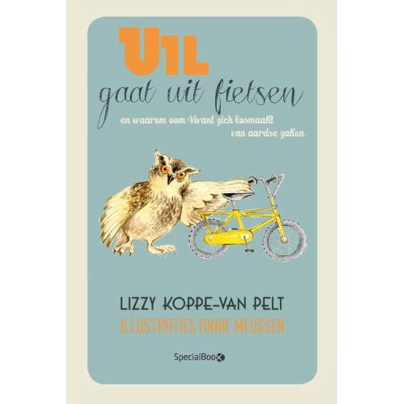 Foto van Uil gaat uit fietsen