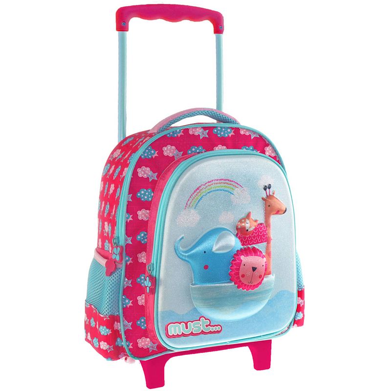 Foto van Must noah's ark rugzak trolley - 31 x 27 x 10 cm - multi