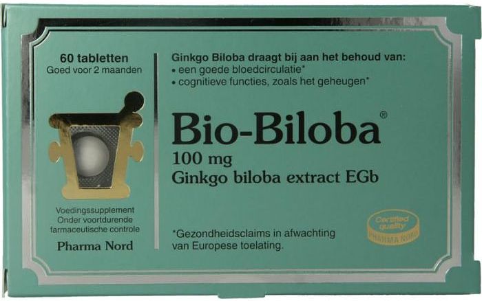 Foto van Bio-biloba tabletten 60st