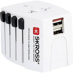 Foto van Skross 1.302930 reisstekker muv usb