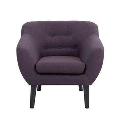 Foto van Fauteuil sonoma - aubergine - leen bakker