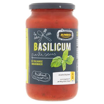 Foto van La dolce vita basilicum pastasaus 620g bij jumbo