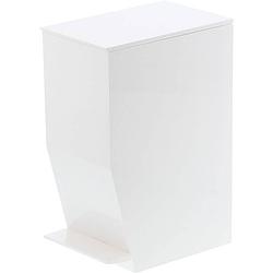 Foto van Yamazaki sanitary pedal bin - tower - white