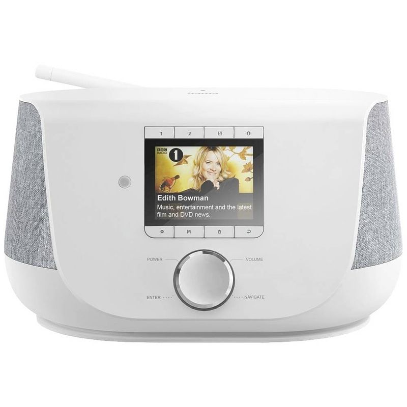 Foto van Hama dir3300sbt radio fm, dab+, dab, internet bluetooth, aux, dab+, internetradio, wifi wit