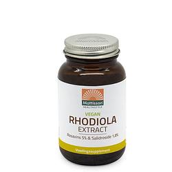 Foto van Mattisson healthstyle rhodiola extract capsules