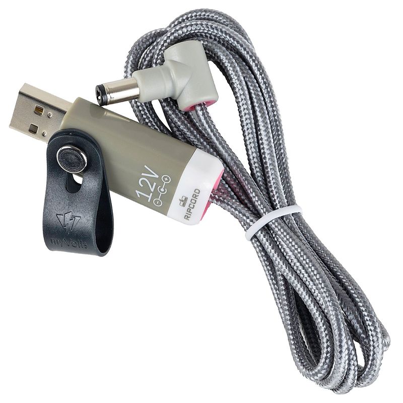 Foto van Myvolts ripcord 12v plus usb naar barrel kabel