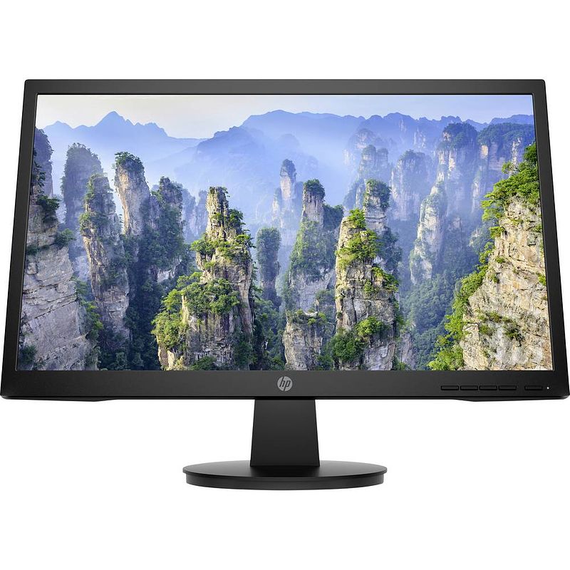 Foto van Hp inc. v22 fhd led-monitor 54.6 cm (21.5 inch) energielabel d (a - g) 1920 x 1080 pixel full hd 5 ms hdmi, vga tn led