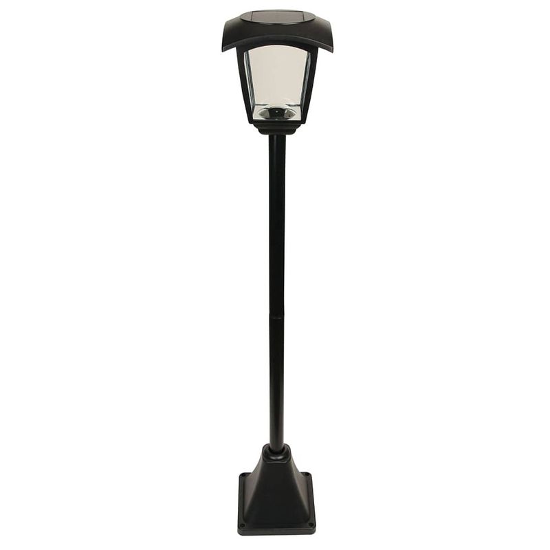 Foto van Luxform tuinlamp minnesota solar led slim hybride zwart