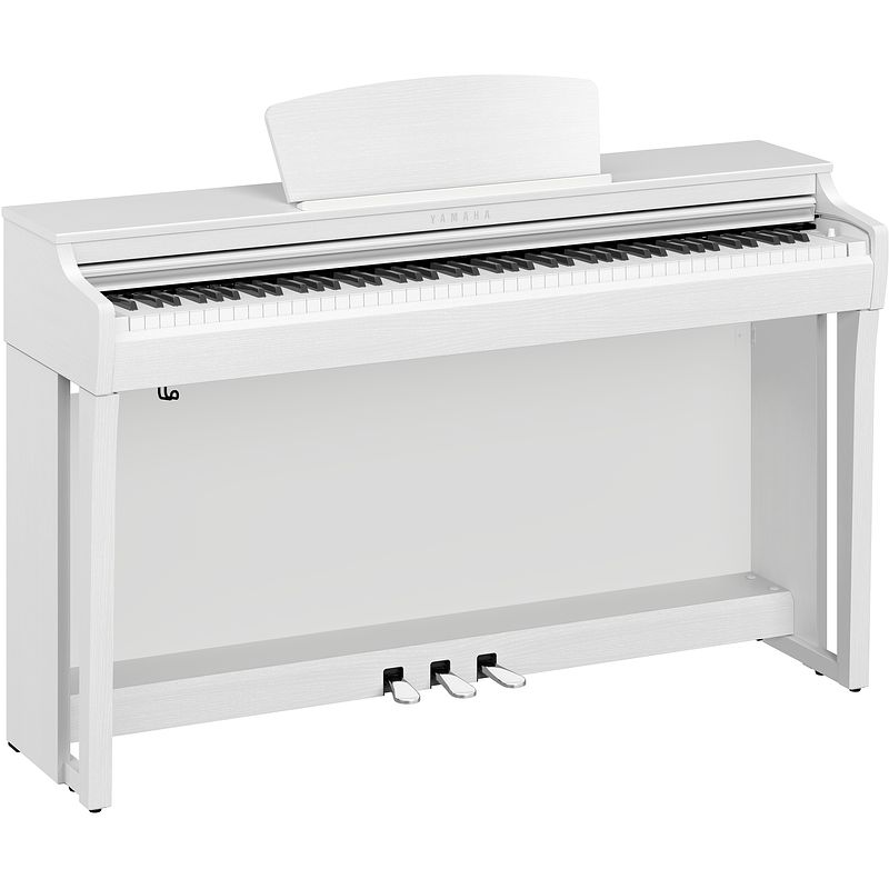 Foto van Yamaha clavinova clp-725wh digitale piano wit