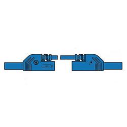 Foto van Contact protected injection-moulded measuring lead 4mm 25cm / blue (mlb-sh/ws 25/1)