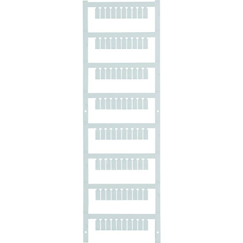 Foto van Apparaatmarkering multicard weidmüller mf-si 10/5 mc neutral 1889190000 wit 400 stuk(s)