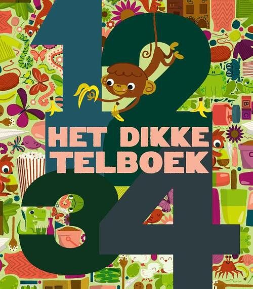 Foto van Het dikke telboek - christopher franceschelli - kartonboekje;kartonboekje (9789464291353)