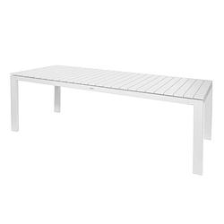 Foto van Morris table 220x90x75 cm alu white