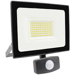 Foto van Megatron ispot l pir mt68032 led-buitenschijnwerper met bewegingsmelder energielabel: d (a - g) 27 w neutraalwit