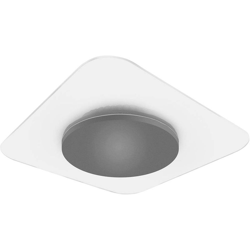 Foto van Mlight jade 81-4080 plafondlamp, wandlamp energielabel: f (a - g) 18 w led wit, grijs