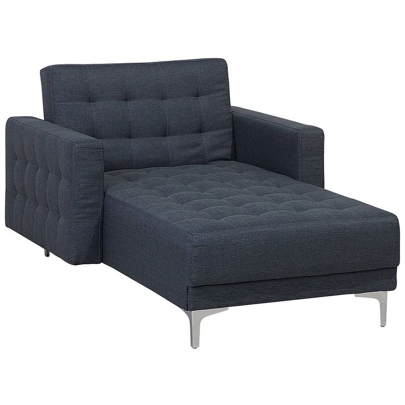 Foto van Beliani aberdeen - chaise longue-grijs-polyester