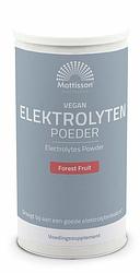 Foto van Mattisson healthstyle vegan elektrolyten poeder forest fruit