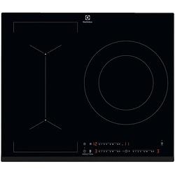 Foto van Electrolux liv633 - inductiekookplaat - 3 zones - 7350 w - l 59 x d 52 cm - glascoating - zwart