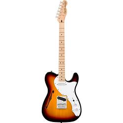 Foto van Squier affinity series telecaster thinline 3-color sunburst