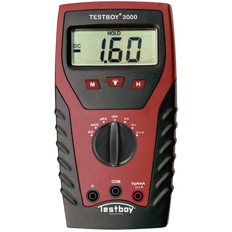 Foto van Testboy tb-3000 multimeter digitaal cat iv 600 v weergave (counts): 2000