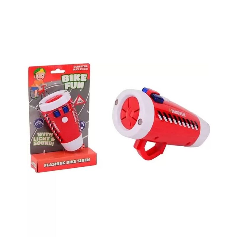 Foto van Bikefun bike fun led lamp brandweer met sirene