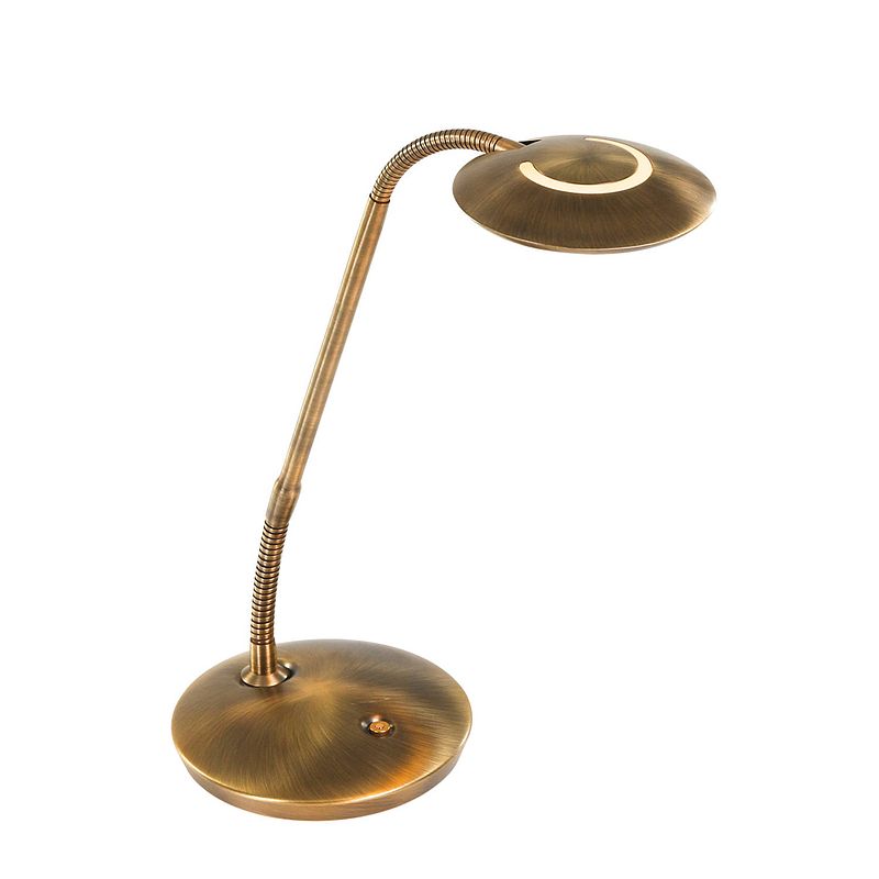 Foto van Klassieke tafellamp - steinhauer - kunststof - klassiek - led - l: 15cm - voor binnen - woonkamer - eetkamer - brons