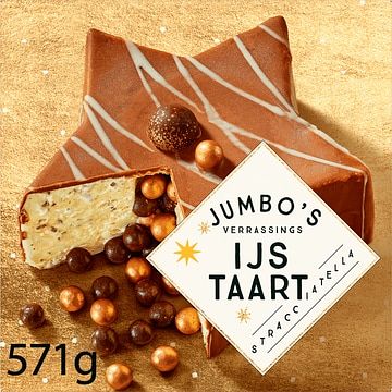 Foto van Jumbo verrassings ijs taart stracciatella 571 g