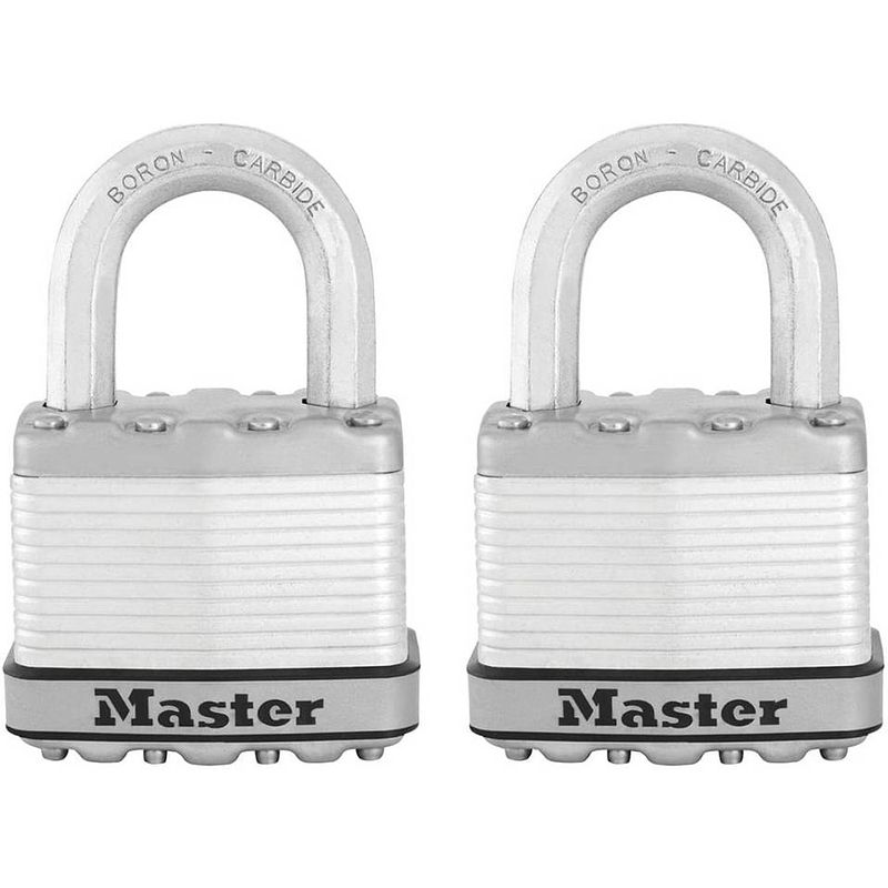 Foto van Master lock hangslot excell 52 mm 2 st m5eurt