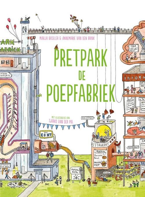 Foto van Pretpark de poepfabriek - annemarie van den brink - hardcover (9789024597666)