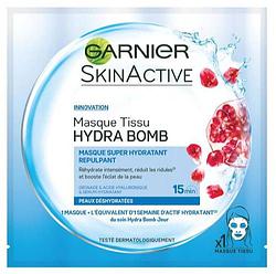 Foto van Garnier skinactive hydra bomb sheet mask met granaatappel bij jumbo