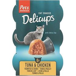 Foto van Pet's unlimited delicups tonijn & kip bij jumbo