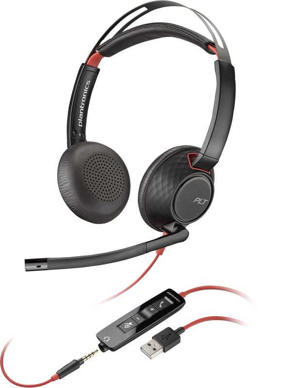 Foto van Poly blackwire c5220 office headset