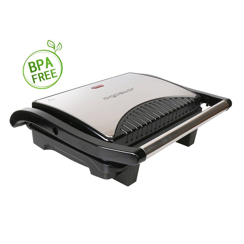 Foto van Aigostar hett 30hhj - panini maker / contactgrill - zilver