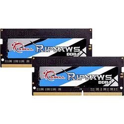 Foto van G.skill ripjaws werkgeheugenset voor laptop ddr4 16 gb 2 x 8 gb 2400 mhz 260-pins so-dimm cl16-16-16-39 f4-2400c16d-16grs