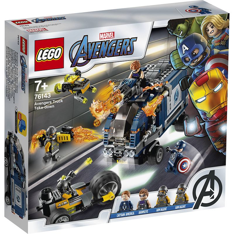 Foto van Lego marvel avengers movie 4 avengers vrachtwagenvictorie - 76143