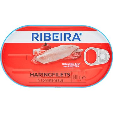 Foto van Ribeira haringfilets in tomatensaus 190 g bij jumbo