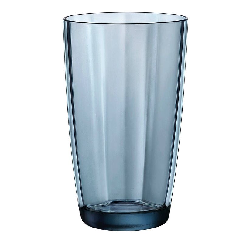 Foto van Glas bormioli rocco pulsar blauw glas (470 ml) (6 stuks)