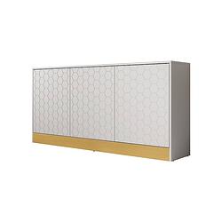 Foto van Meubella dressoir phoenix - wit - 160 cm