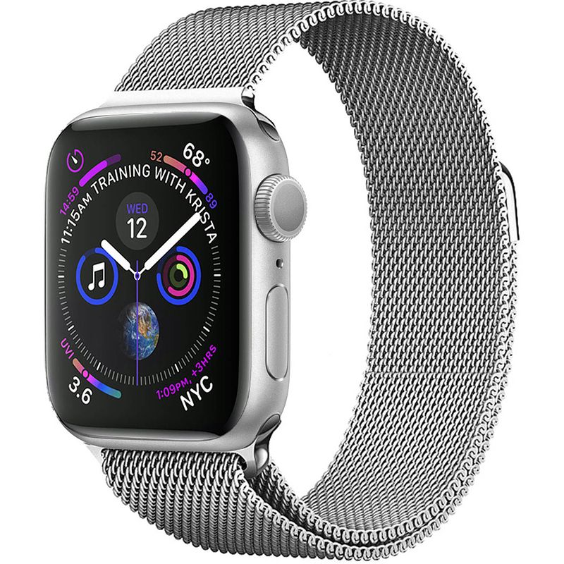 Foto van Basey apple watch series 8 (45mm) apple watch series 8 (45mm)- zilver