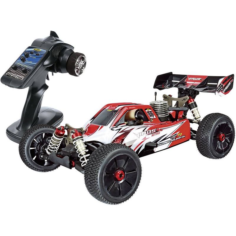 Foto van Carson modellsport virus 4.0 1:8 rc auto nitro buggy 4wd rtr 2,4 ghz