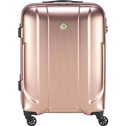 Foto van Princess traveller sumatra - reiskoffer - zilver - tsa - roze - 64cm (m)