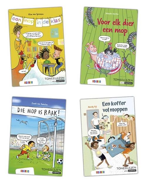 Foto van Pakket toneellezen moppen (4 titels) - paperback (9789048748617)