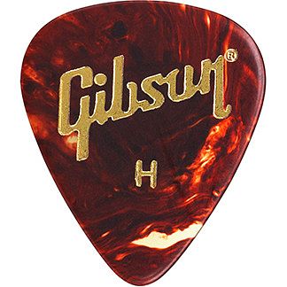 Foto van Gibson aprt12-74h plectrums tortoise picks 12-pack heavy