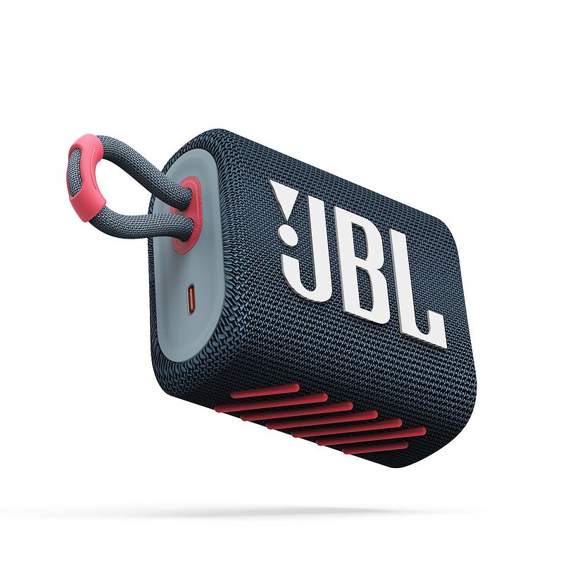 Foto van Jbl bluetooth speaker go 3 (donkerblauw)