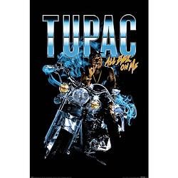 Foto van Pyramid tupac shakur all eyez motorcycle poster 61x91,5cm