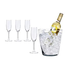 Foto van Casa di elturo luxe champagneset - set van 5 - inclusief wijnkoeler